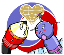 Space Satelliton sticker #711030