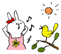 Daily life of Hanako.(English version) sticker #711437