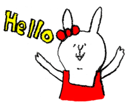 Daily life of Hanako.(English version) sticker #711460