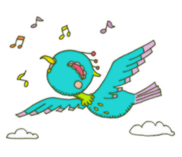 Cerulean Bird (English ver.) sticker #711993