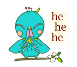 Cerulean Bird (English ver.) sticker #711998