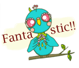 Cerulean Bird (English ver.) sticker #712004