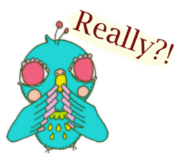 Cerulean Bird (English ver.) sticker #712005