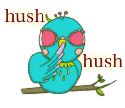 Cerulean Bird (English ver.) sticker #712007