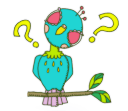 Cerulean Bird (English ver.) sticker #712009