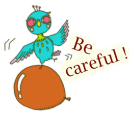 Cerulean Bird (English ver.) sticker #712010