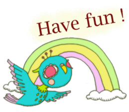 Cerulean Bird (English ver.) sticker #712011