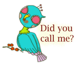 Cerulean Bird (English ver.) sticker #712012