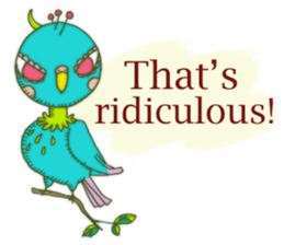 Cerulean Bird (English ver.) sticker #712013