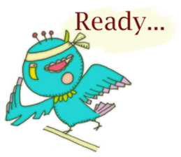 Cerulean Bird (English ver.) sticker #712016