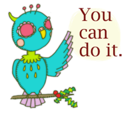 Cerulean Bird (English ver.) sticker #712018