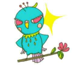 Cerulean Bird (English ver.) sticker #712024