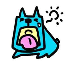 Square Dog & Round Cat sticker #712719