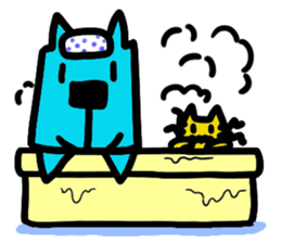 Square Dog & Round Cat sticker #712720