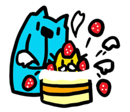 Square Dog & Round Cat sticker #712750