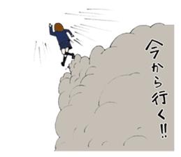 High school girl fighting sticker #713117