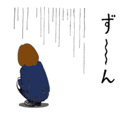 High school girl fighting sticker #713127