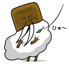 Mokumoku Hermit GANJII sticker #713337