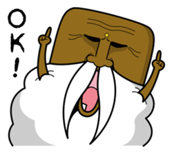 Mokumoku Hermit GANJII sticker #713346