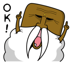 Mokumoku Hermit GANJII sticker #713346