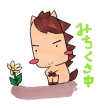 Little pig and little horse sticker #713586