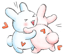 Rabbits sticker sticker #713764
