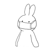 the white rabbit sticker #714212