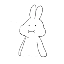 the white rabbit sticker #714214