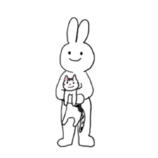 the white rabbit sticker #714227