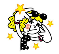 Cheerful  girls sticker #714456