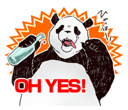 Part time Panda. Kiyoshi sticker #714785