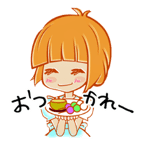 Japanese  housewife stamp sticker #714977