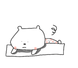 kuma to blanket sticker #715015