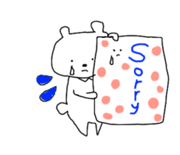 kuma to blanket sticker #715021