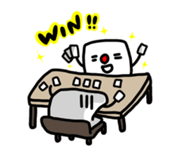 Mr. Dice playing Werewolf sticker #715275