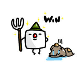 Mr. Dice playing Werewolf sticker #715310