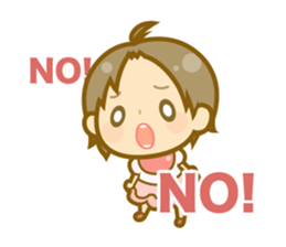 My child's pleasant action. sticker #715311