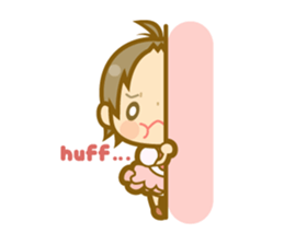 My child's pleasant action. sticker #715319