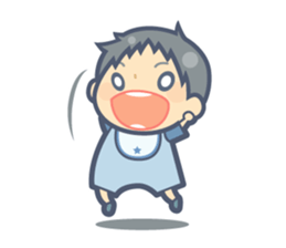 My child's pleasant action. sticker #715331