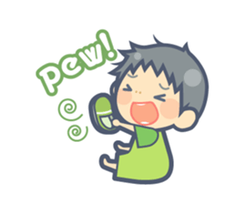 My child's pleasant action. sticker #715342