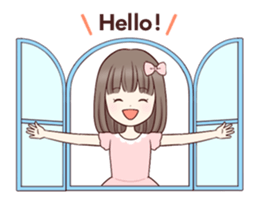 Little girl 1 sticker #716077