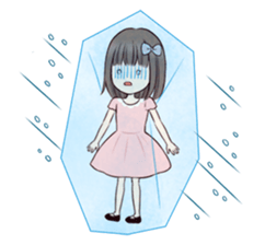 Little girl 1 sticker #716093