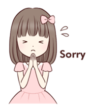 Little girl 1 sticker #716094