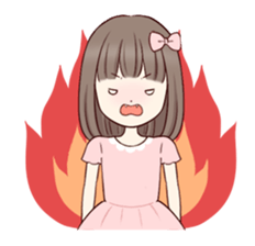 Little girl 1 sticker #716105