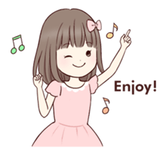 Little girl 1 sticker #716107