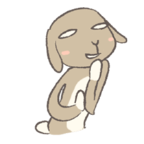 Holland rop ear rabbit Moco 2 sticker #716232