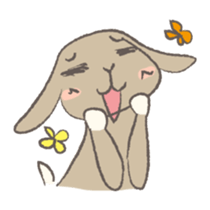 Holland rop ear rabbit Moco 2 sticker #716234