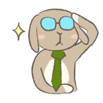 Holland rop ear rabbit Moco 2 sticker #716235