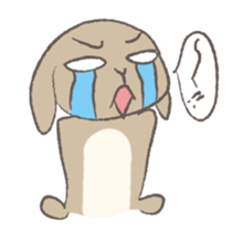 Holland rop ear rabbit Moco 2 sticker #716237