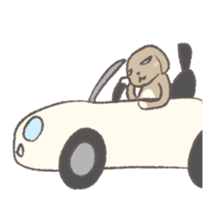 Holland rop ear rabbit Moco 2 sticker #716239